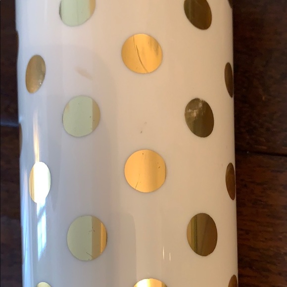 Kate Spade Gold and Cream Tall Mug with lid - Picture 6 of 7